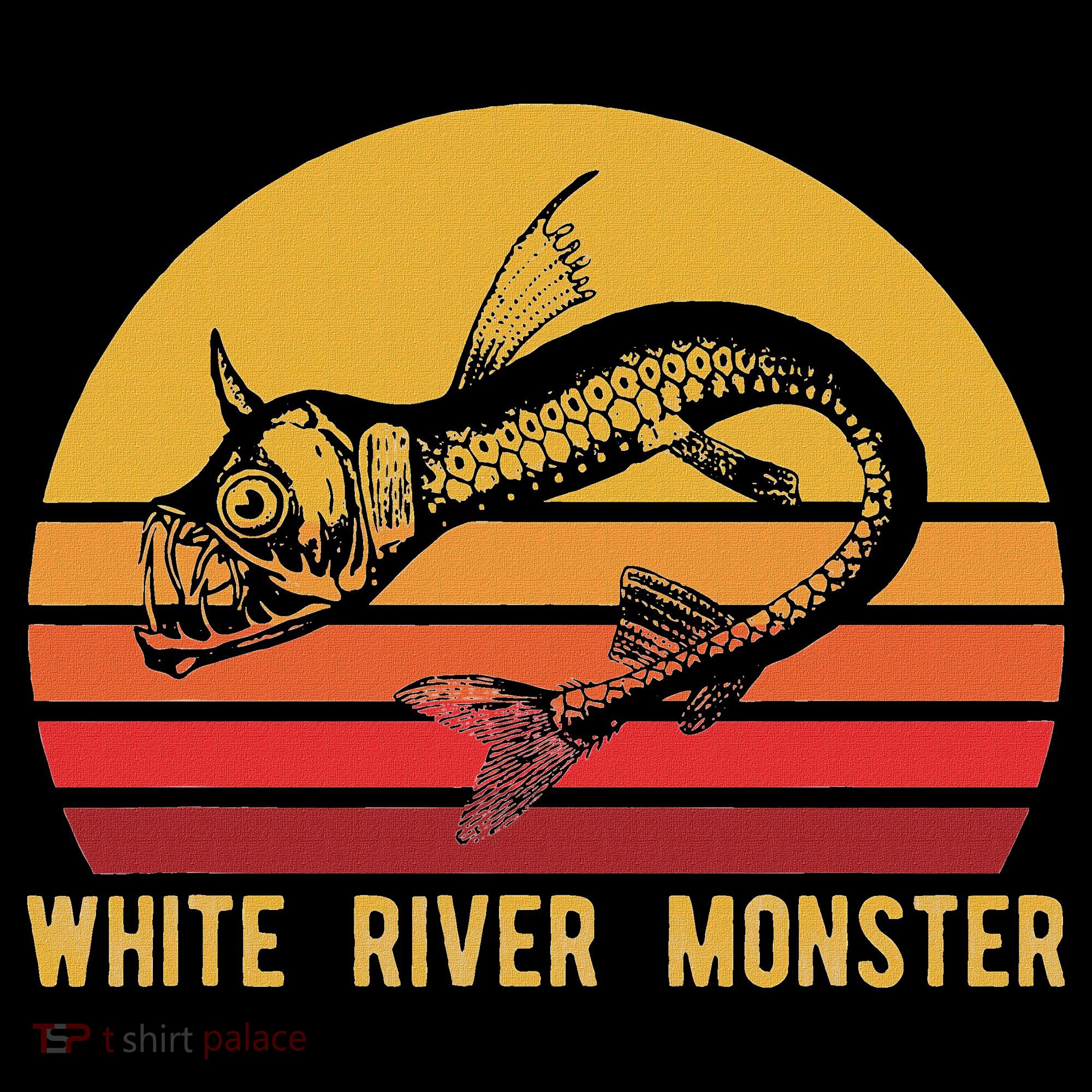 White River Monster Arkansas Cryptid Horned Fish Sweatshirt