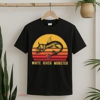 White River Monster Arkansas Cryptid Horned Fish T-Shirt thumb 2