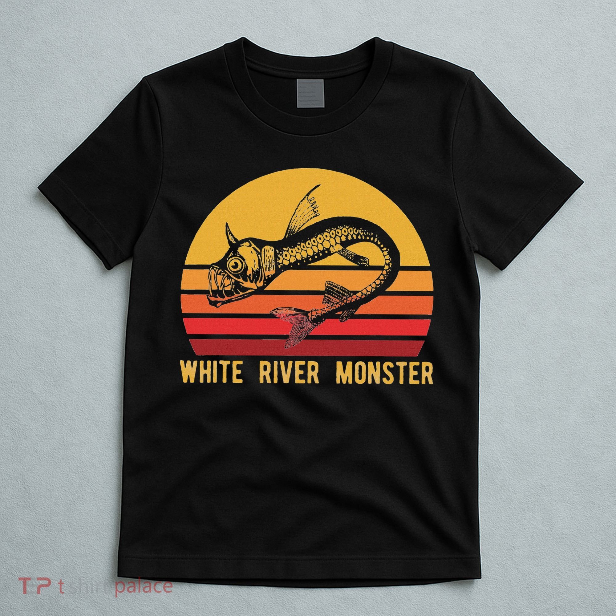 White River Monster Arkansas Cryptid Horned Fish T-Shirt