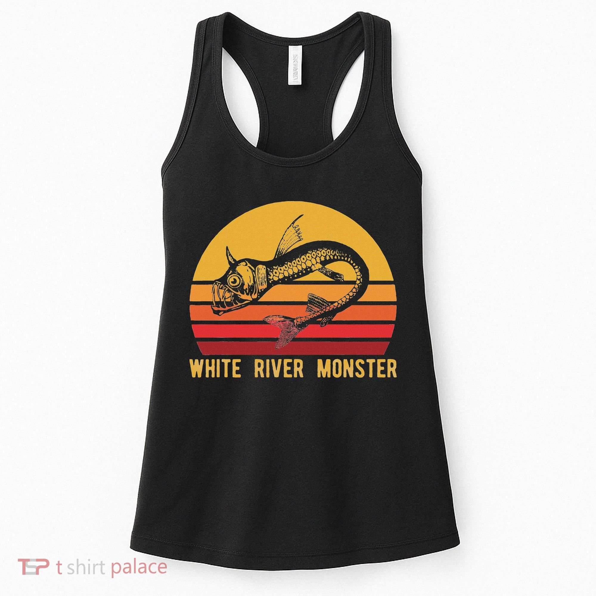 White River Monster Arkansas Cryptid Horned Fish Women's Tank Top