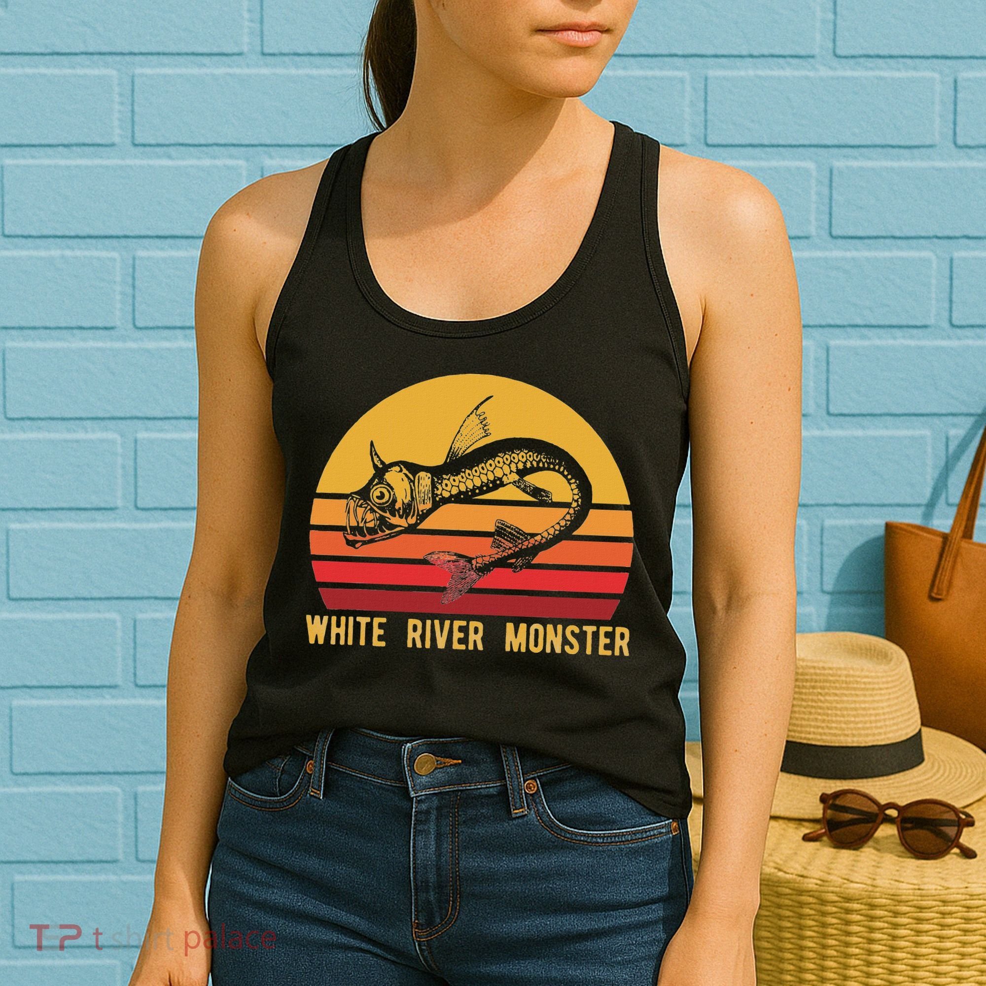White River Monster Arkansas Cryptid Horned Fish Women's Tank Top