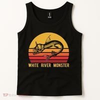 White River Monster Arkansas Cryptid Horned Fish Tank Top thumb 2