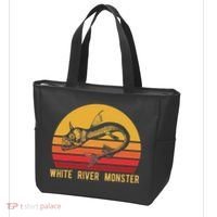 White River Monster Arkansas Cryptid Horned Fish Tote Bag thumb 3