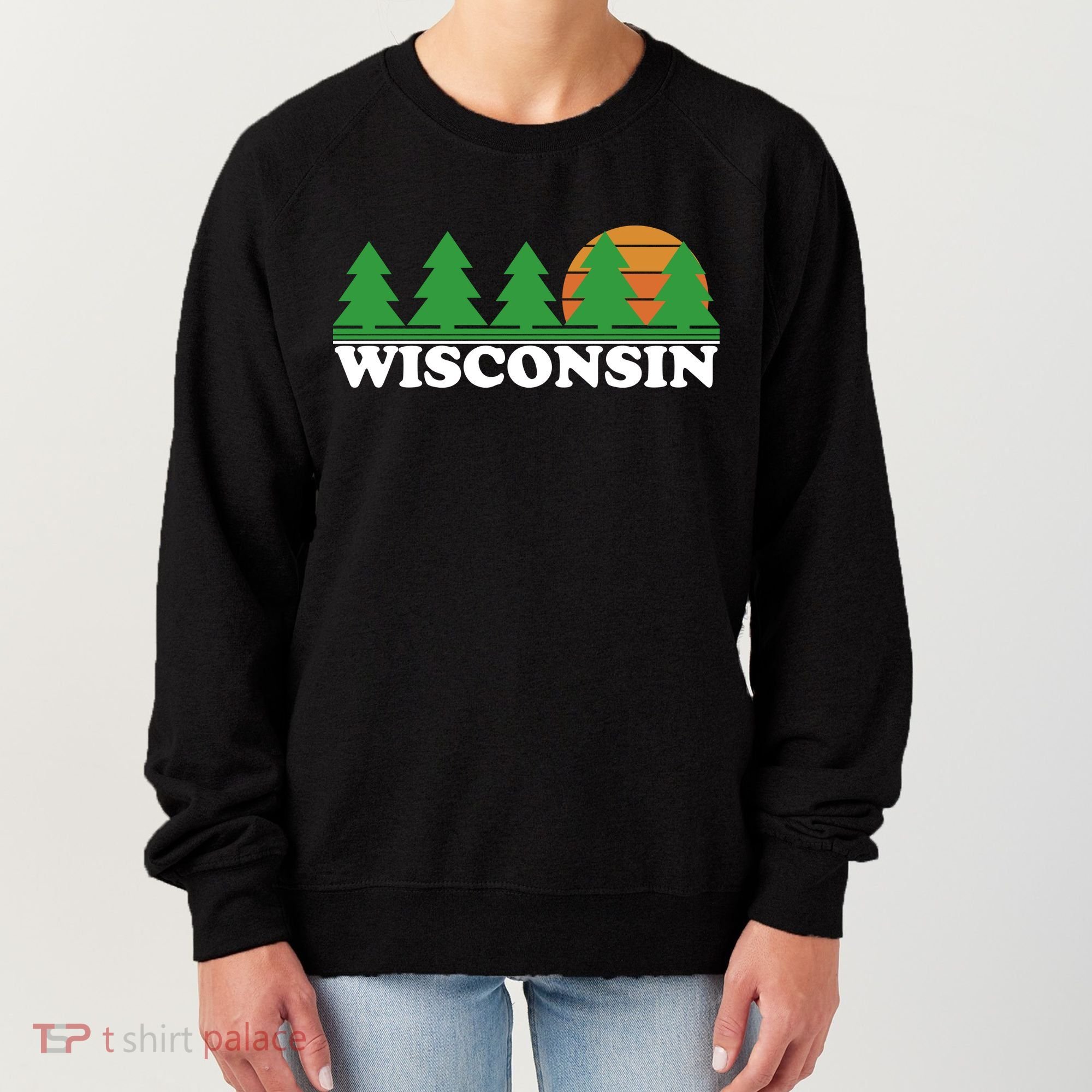 Wisconsin Retro Nature Women's Sweatshirt