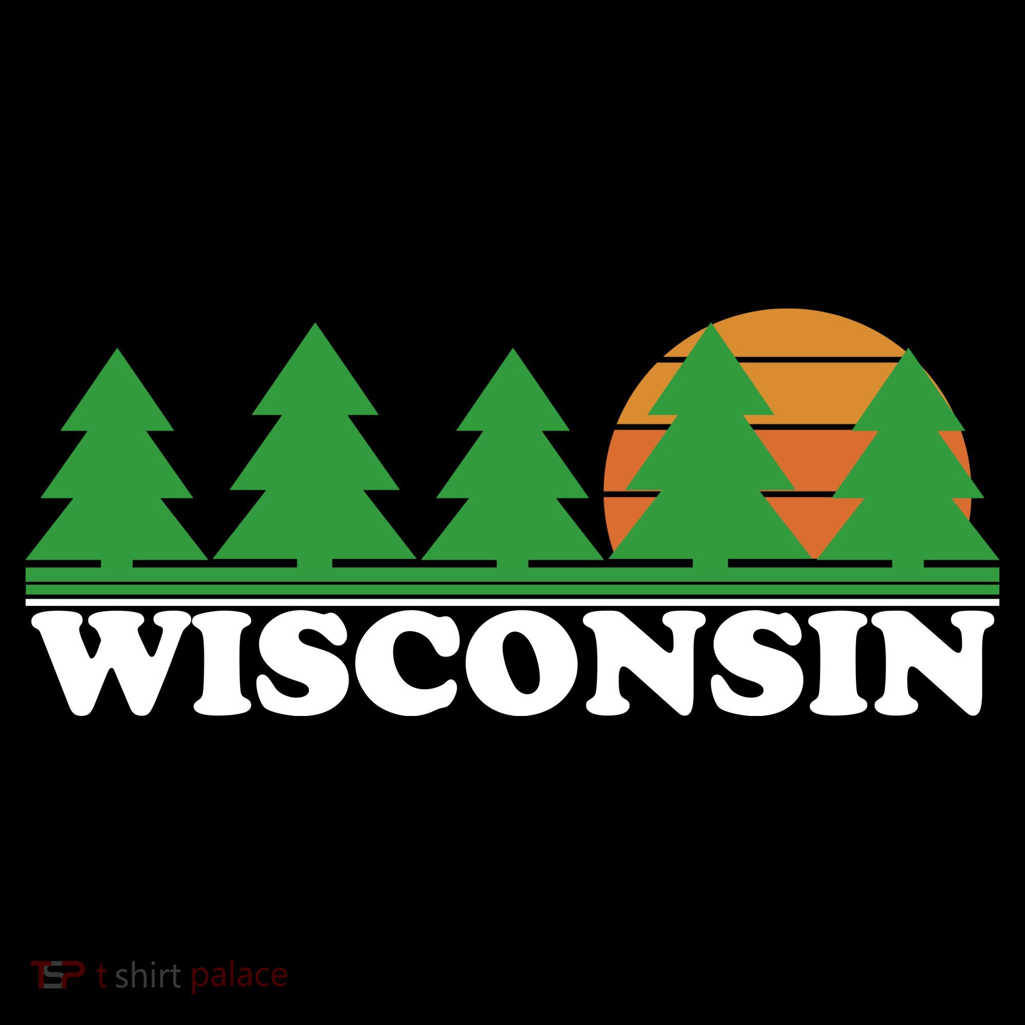 Wisconsin Retro Nature Tote Bag