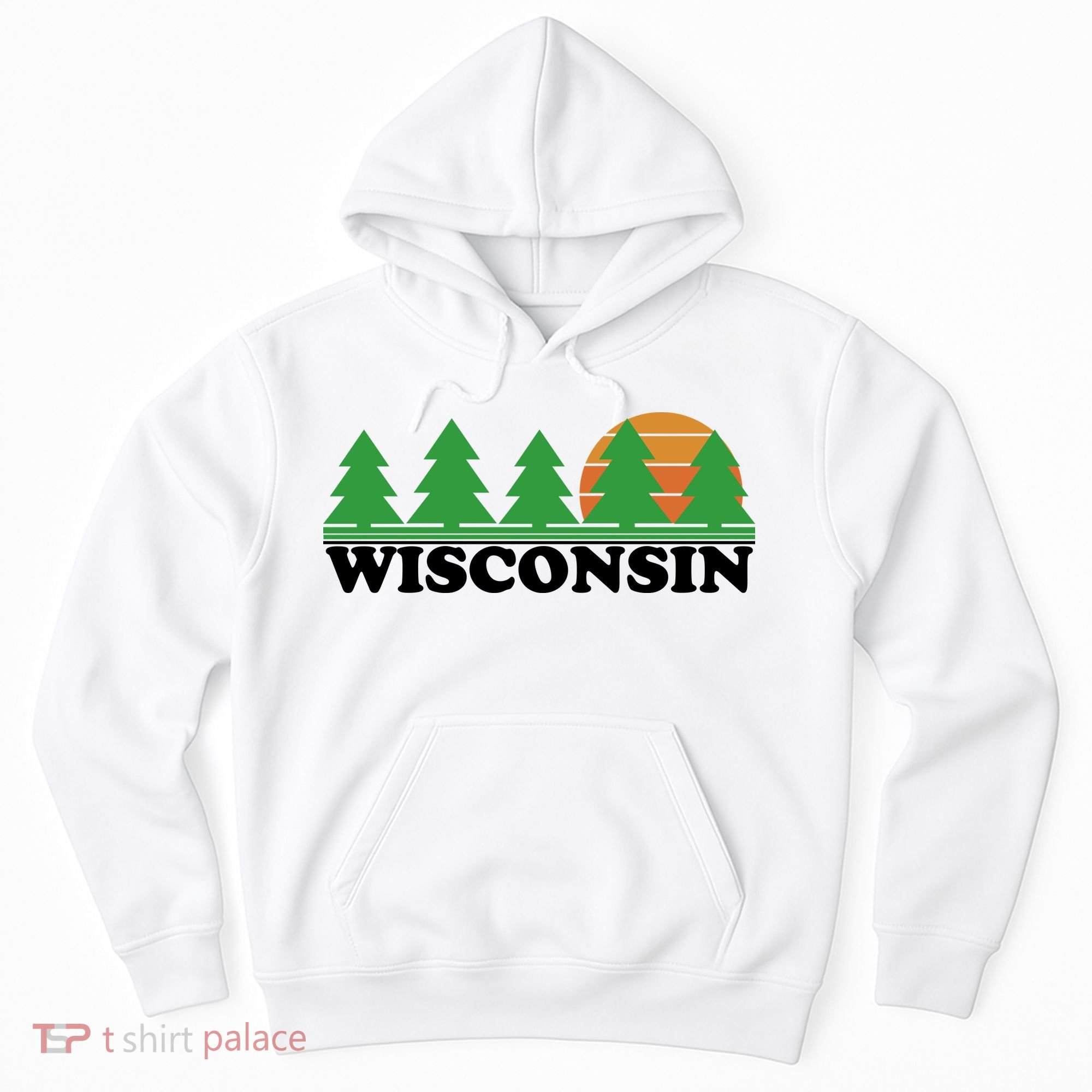 Wisconsin Retro Nature Hoodie
