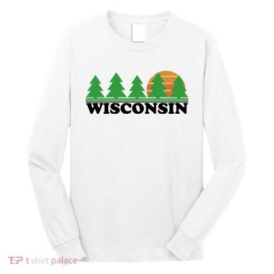 Wisconsin Retro Nature Long Sleeve Shirt