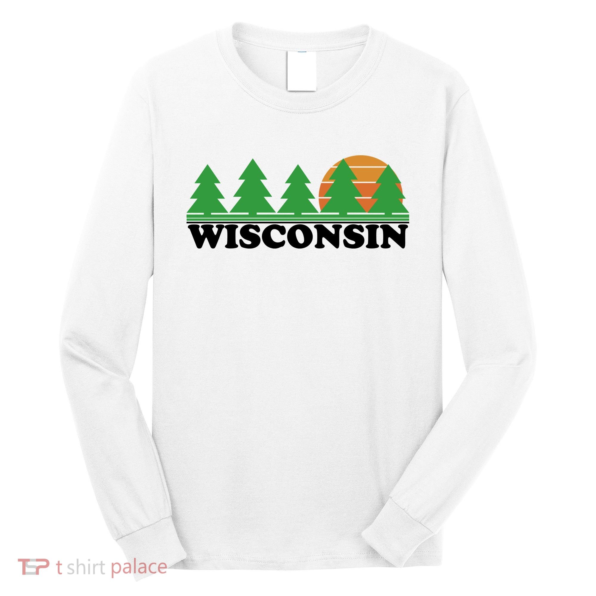 Wisconsin Retro Nature Long Sleeve Shirt