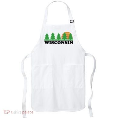 Wisconsin Retro Nature Apron