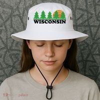 Wisconsin Retro Nature Bucket Hat thumb 3