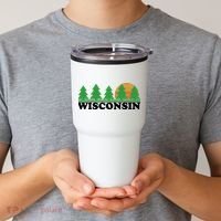 Wisconsin Retro Nature Tumbler thumb 2