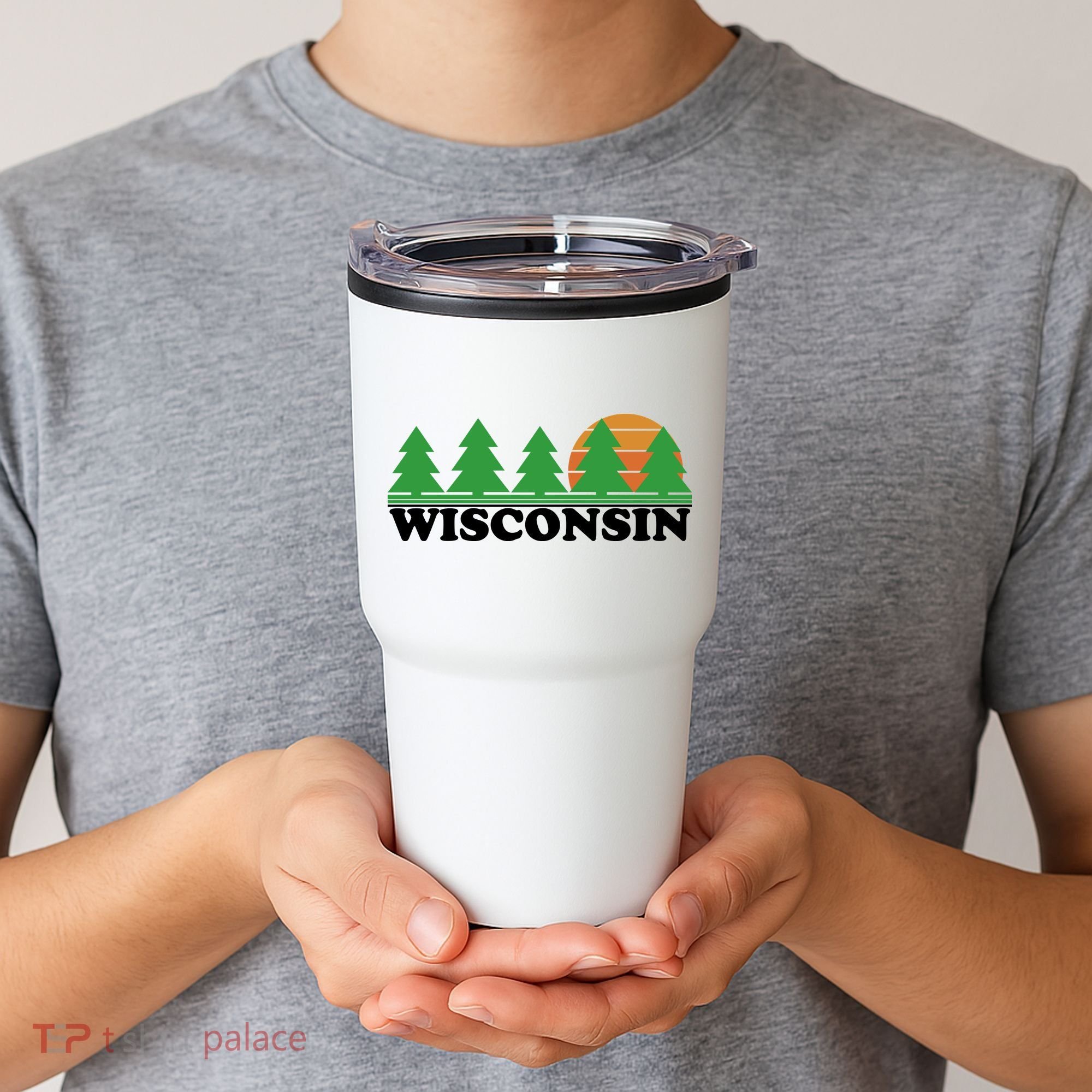 Wisconsin Retro Nature Tumbler