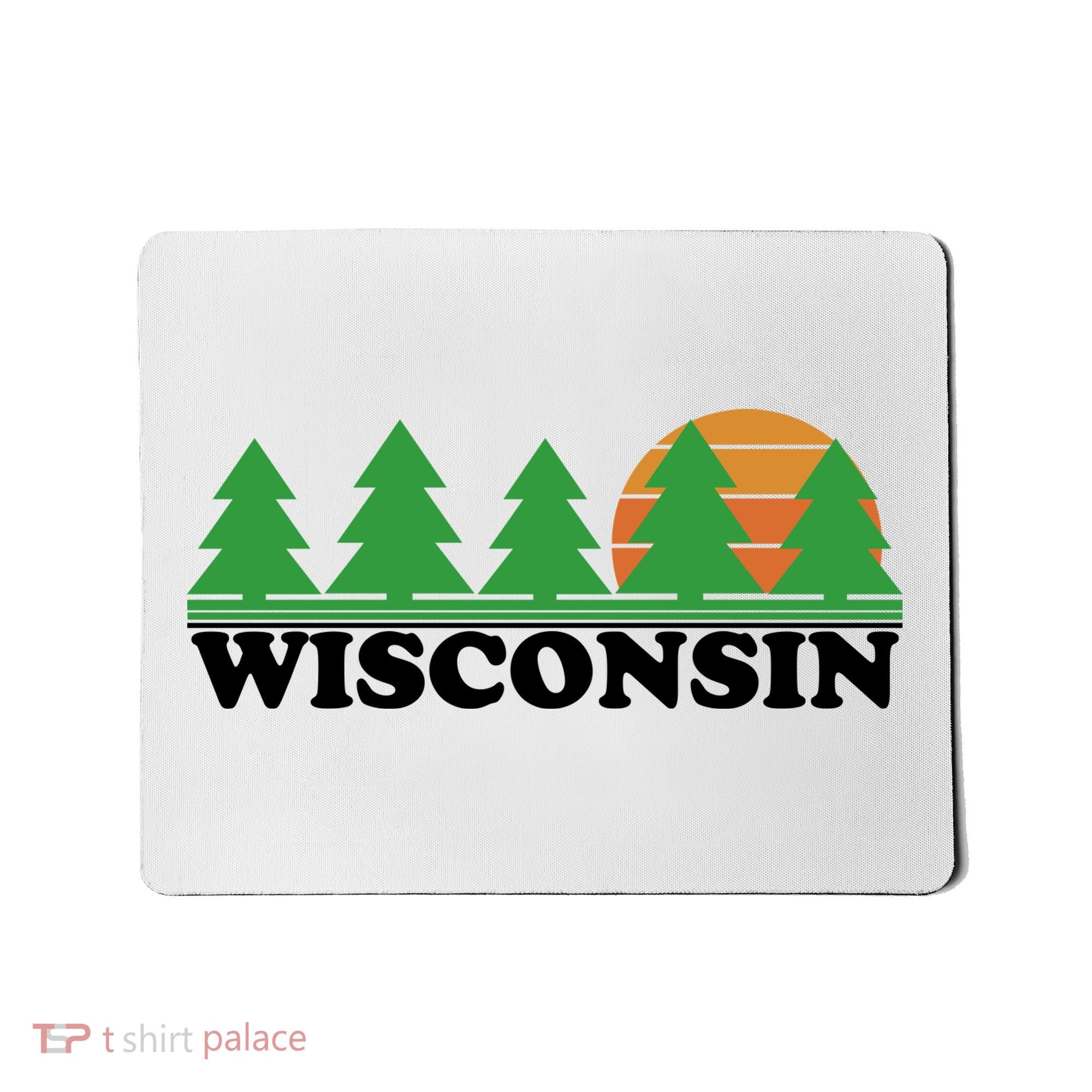 Wisconsin Retro Nature Mousepad
