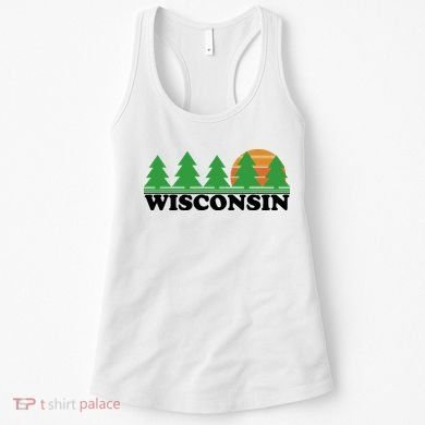 Wisconsin Retro Nature Women's Tank Top