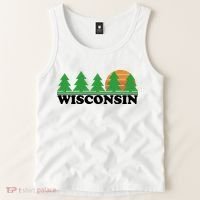 Wisconsin Retro Nature Tank Top thumb 2