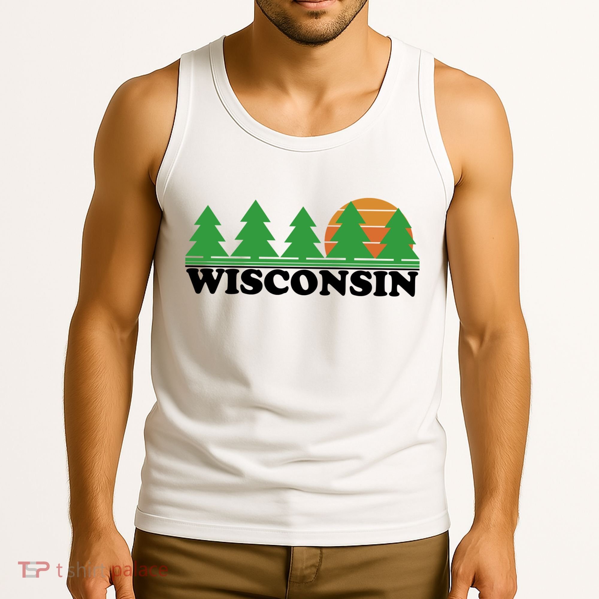 Wisconsin Retro Nature Tank Top