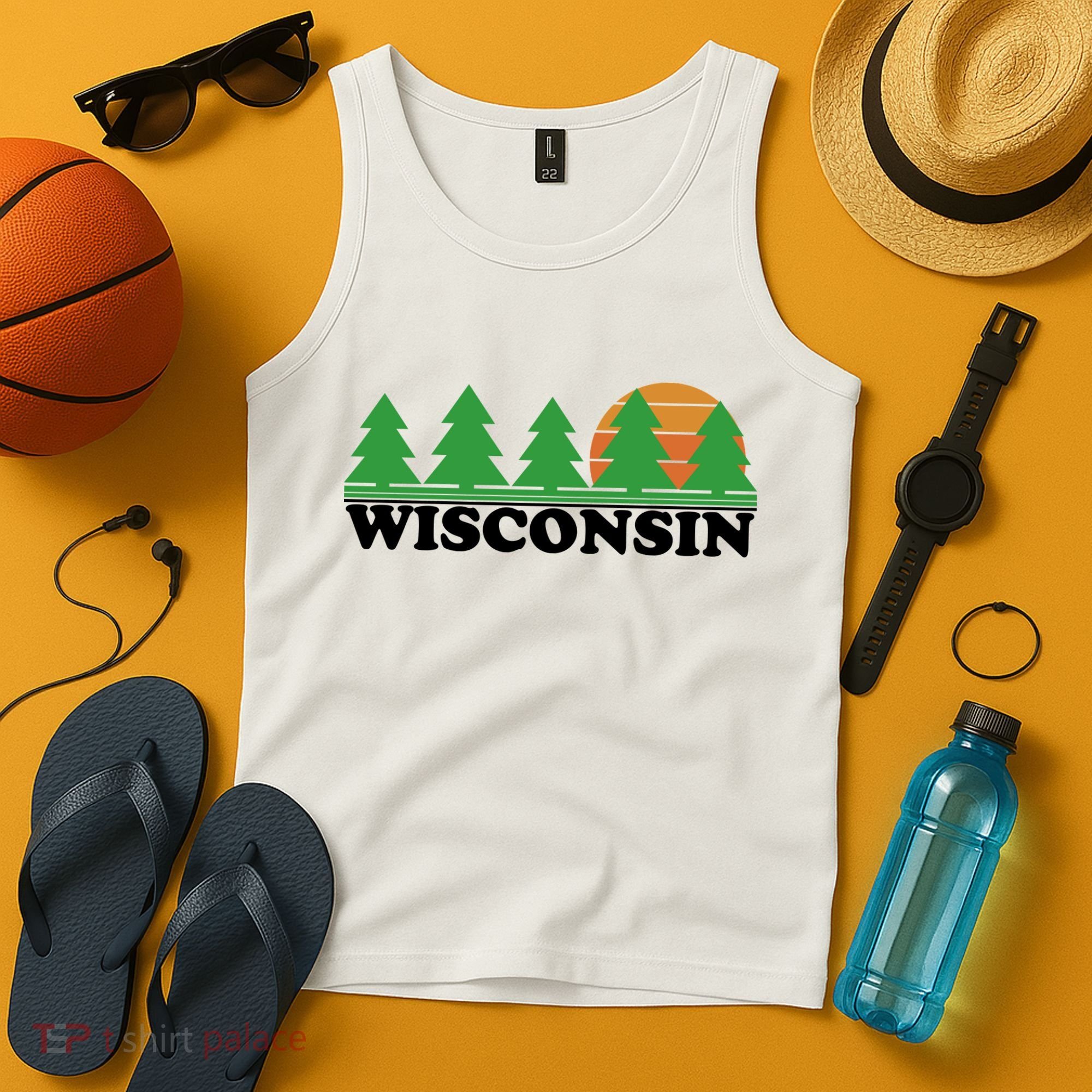 Wisconsin Retro Nature Tank Top
