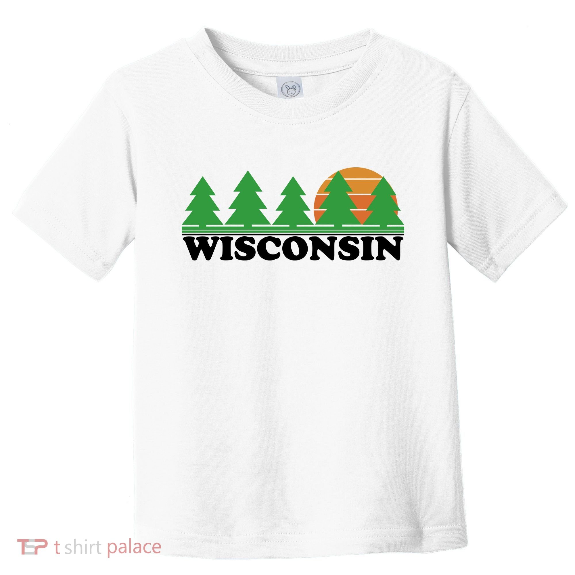 Wisconsin Retro Nature Toddler T-Shirt