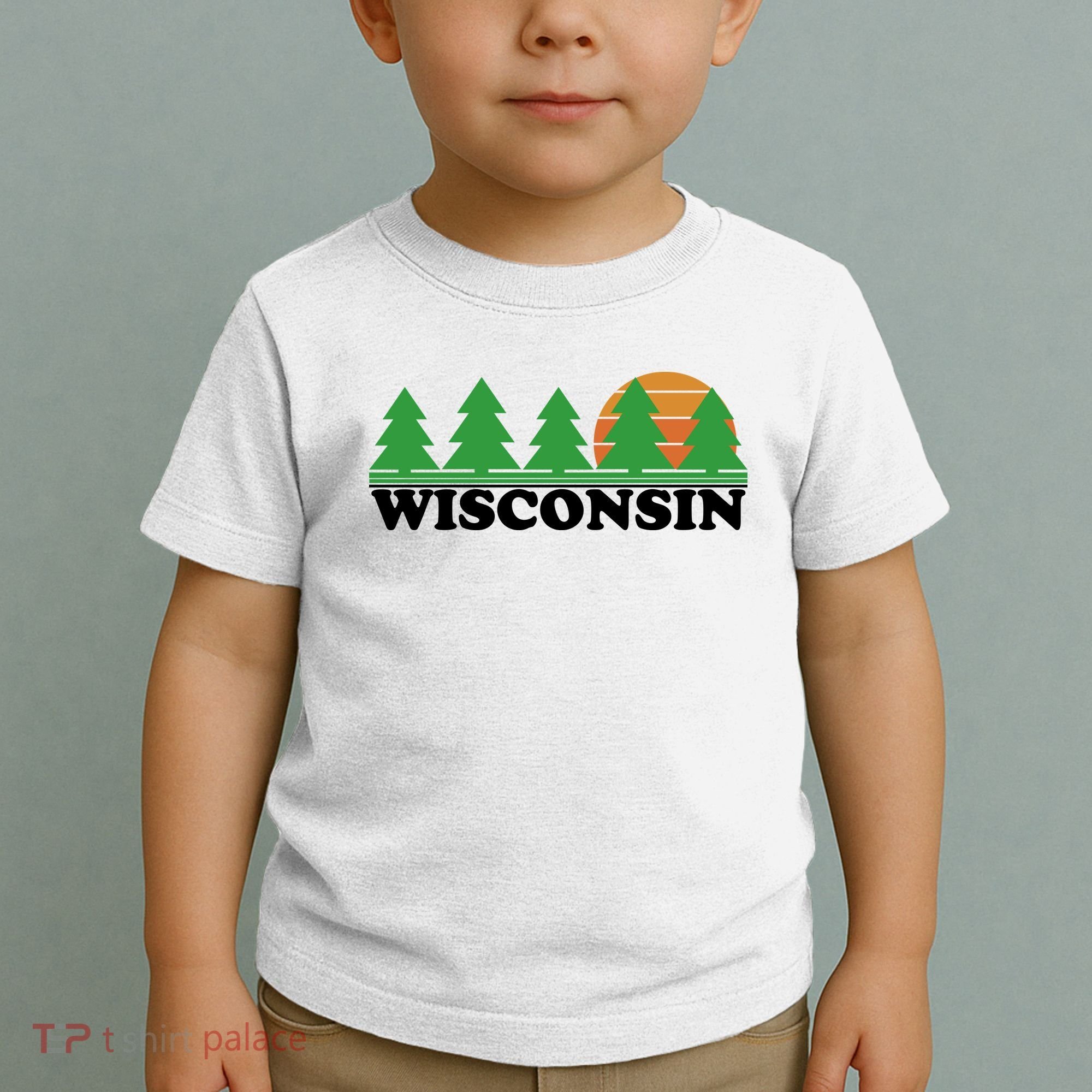 Wisconsin Retro Nature Toddler T-Shirt