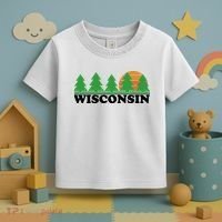 Wisconsin Retro Nature Toddler T-Shirt thumb 3