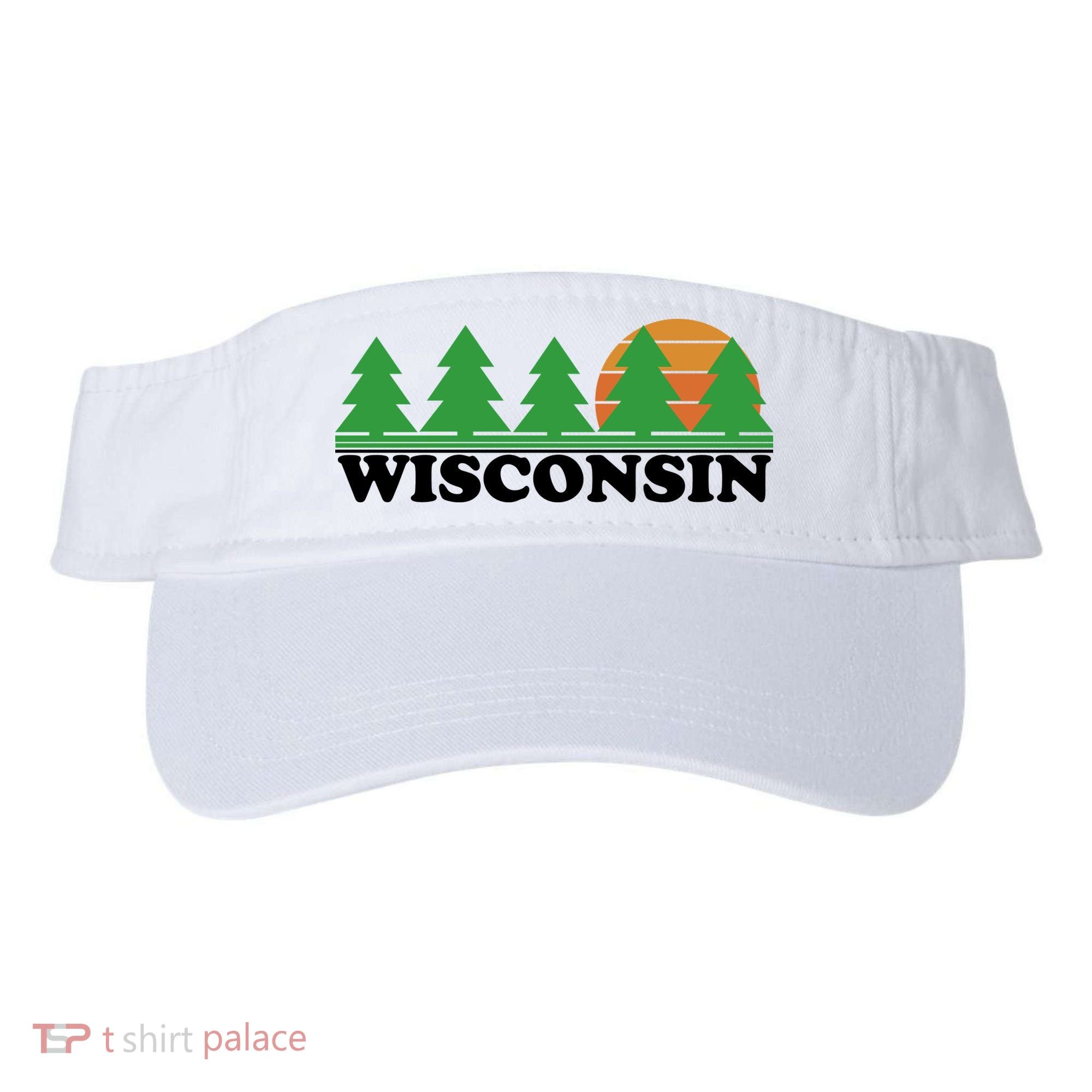 Wisconsin Retro Nature Visor