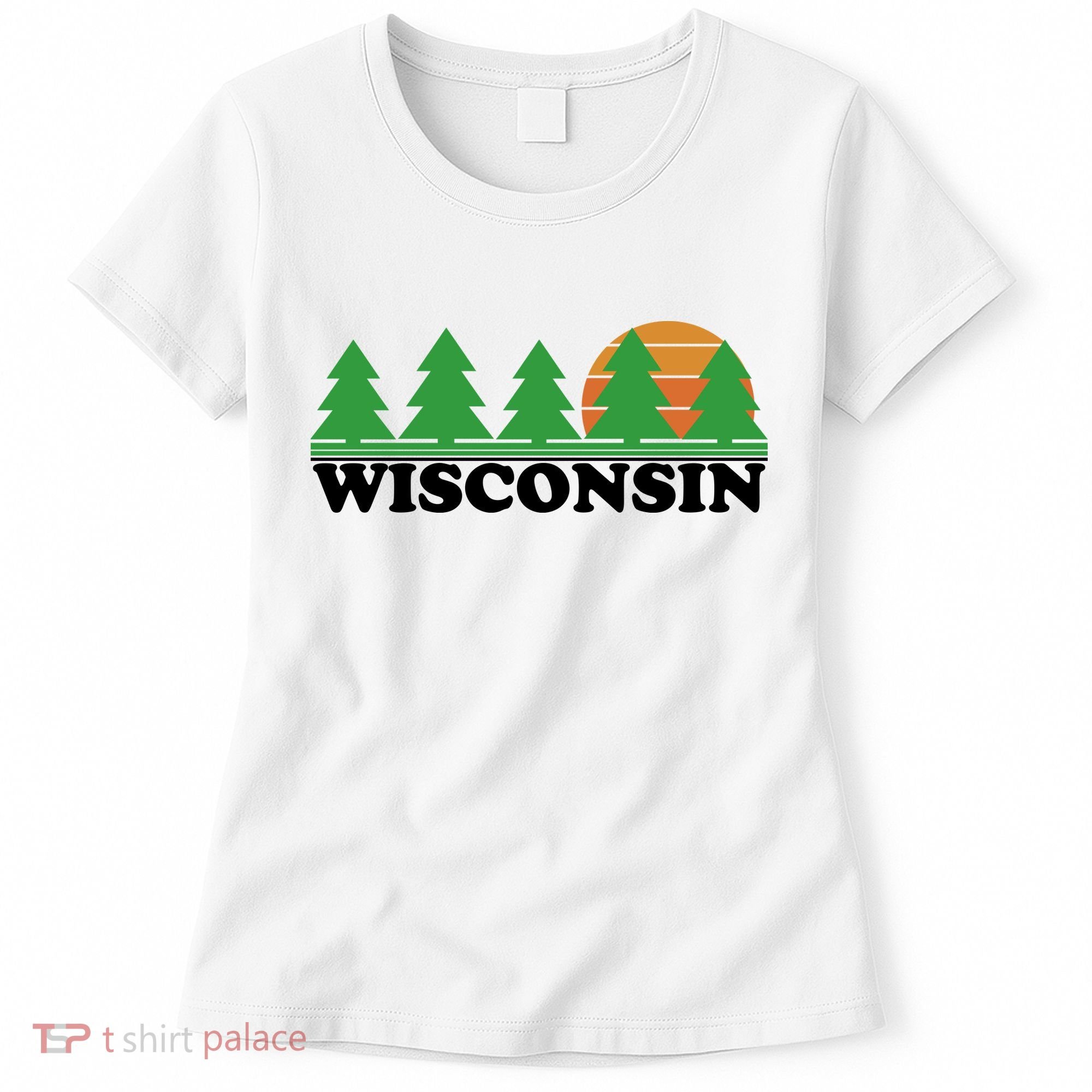 Wisconsin Retro Nature Women's T-Shirt