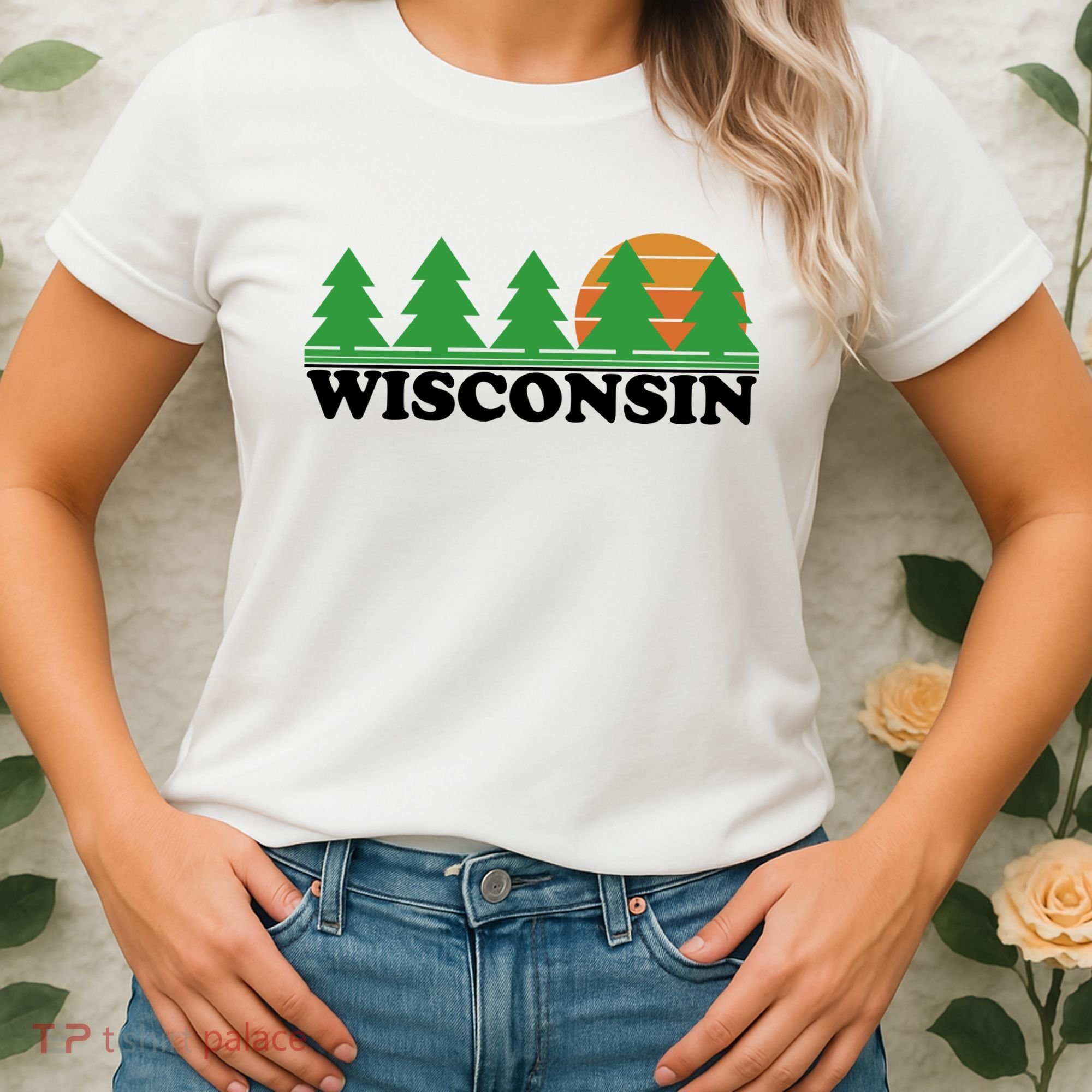 Wisconsin Retro Nature Women's T-Shirt