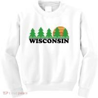 Wisconsin Retro Nature Kids Sweatshirt thumb 0
