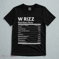 W Rizz Nutrition Facts Funny W Rizz Saying Rizz T-Shirt thumb 5