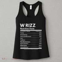W Rizz Nutrition Facts Funny W Rizz Saying Rizz Women's Tank Top thumb 3