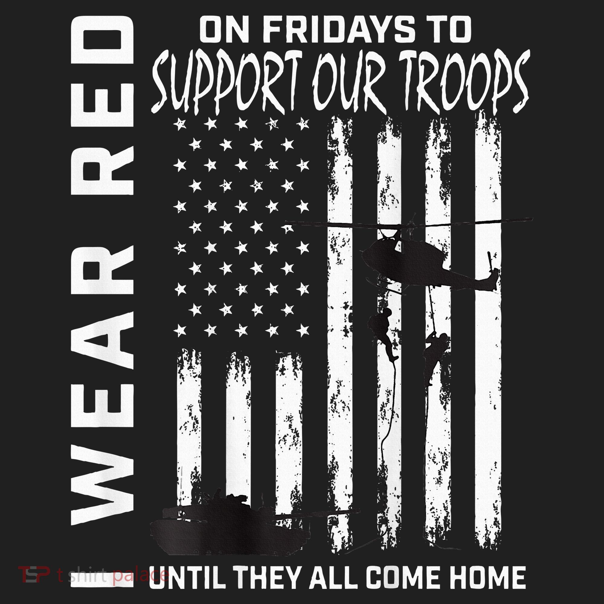Wear Red On Fridays Military Veteran Support Our Troops Flag Women's Dry Zone Grid Polo