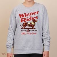 Wiener Rides Only 25 Cents Dachshund Free Today Only Women's Sweatshirt thumb 0