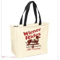 Wiener Rides Only 25 Cents Dachshund Free Today Only Tote Bag thumb 2