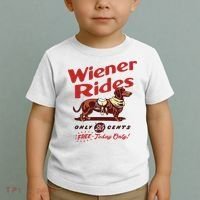 Wiener Rides Only 25 Cents Dachshund Free Today Only Toddler T-Shirt thumb 2