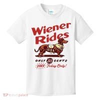 Wiener Rides Only 25 Cents Dachshund Free Today Only Kids T-Shirt thumb 0