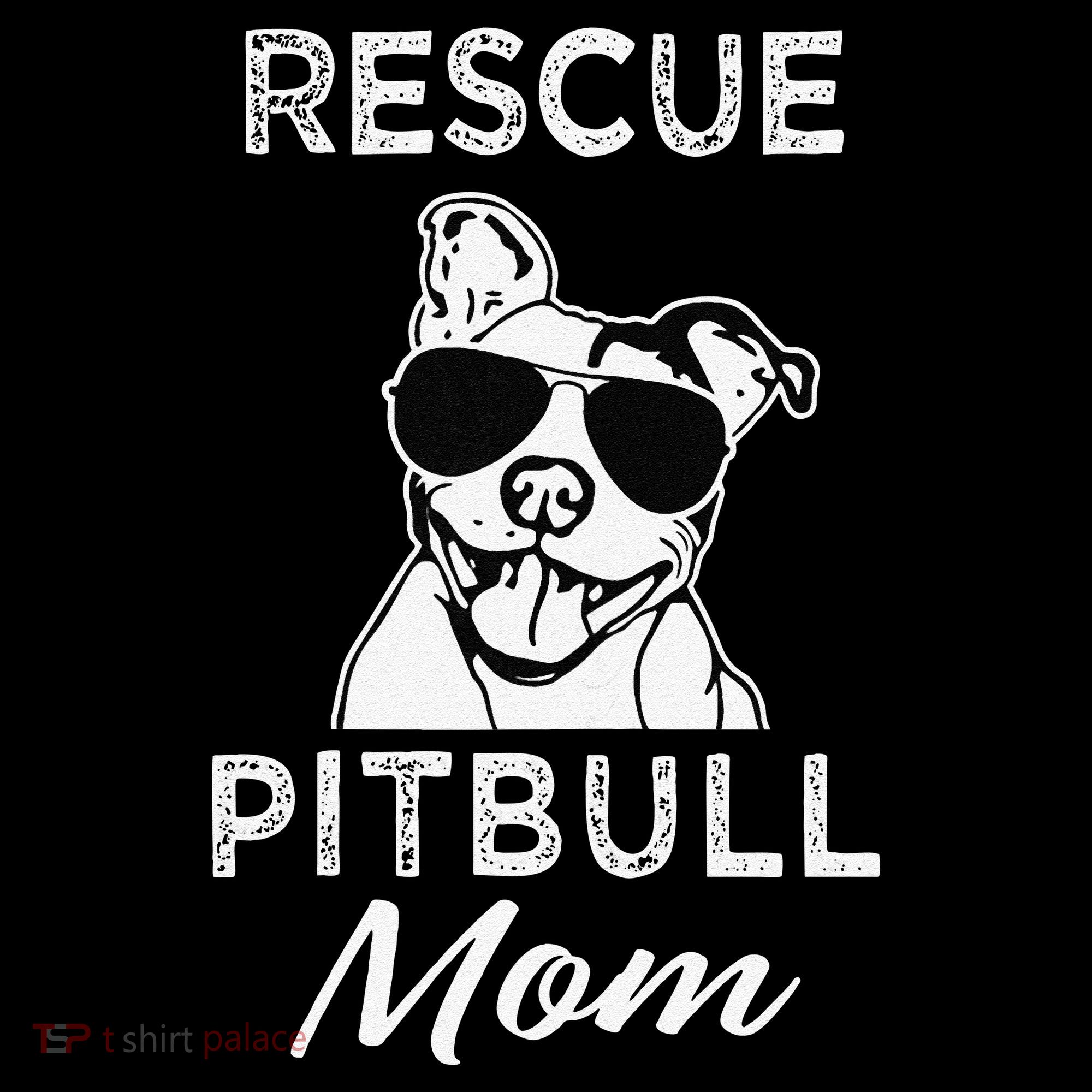 Womens Rescue Pitbull Dog Mom Funny Cute Womens Coffee Mug