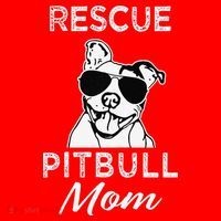 Womens Rescue Pitbull Dog Mom Funny Cute Womens Santa Hat thumb 1