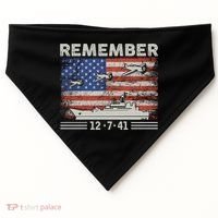 Wwii Remember Pearl Harbor Memorial Day December 7th 1941 Gift USA-Made Doggie Bandana thumb 0