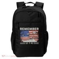 Wwii Remember Pearl Harbor Memorial Day December 7th 1941 Gift Backpack thumb 0