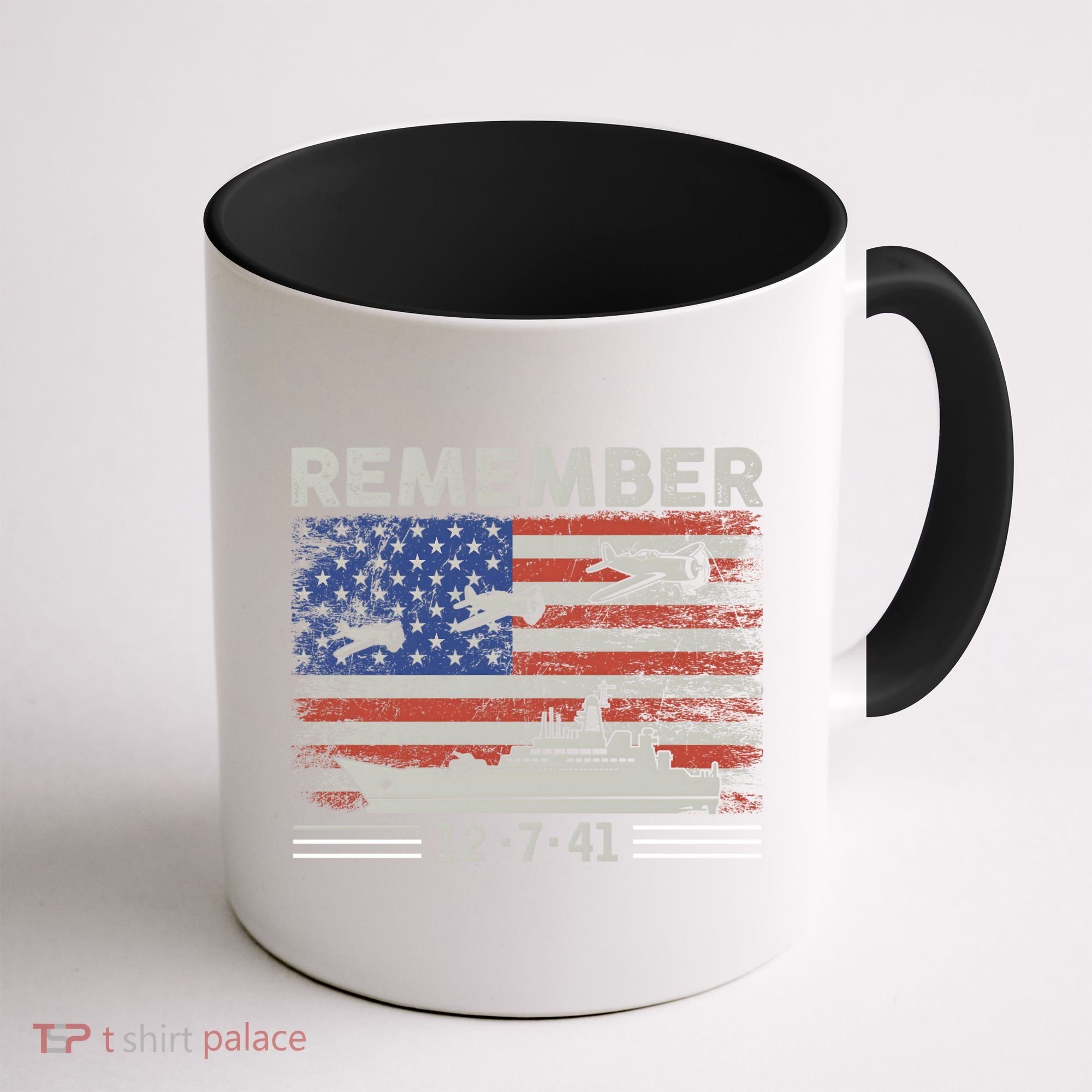 Wwii Remember Pearl Harbor Memorial Day December 7th 1941 Gift Coffee Mug