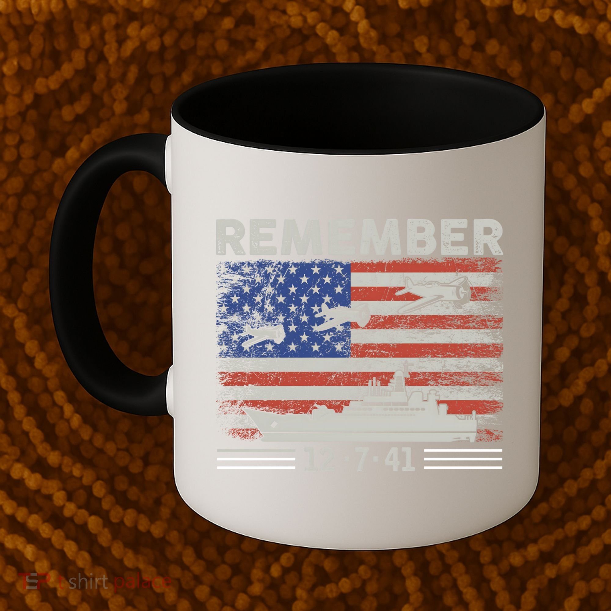 Wwii Remember Pearl Harbor Memorial Day December 7th 1941 Gift Coffee Mug