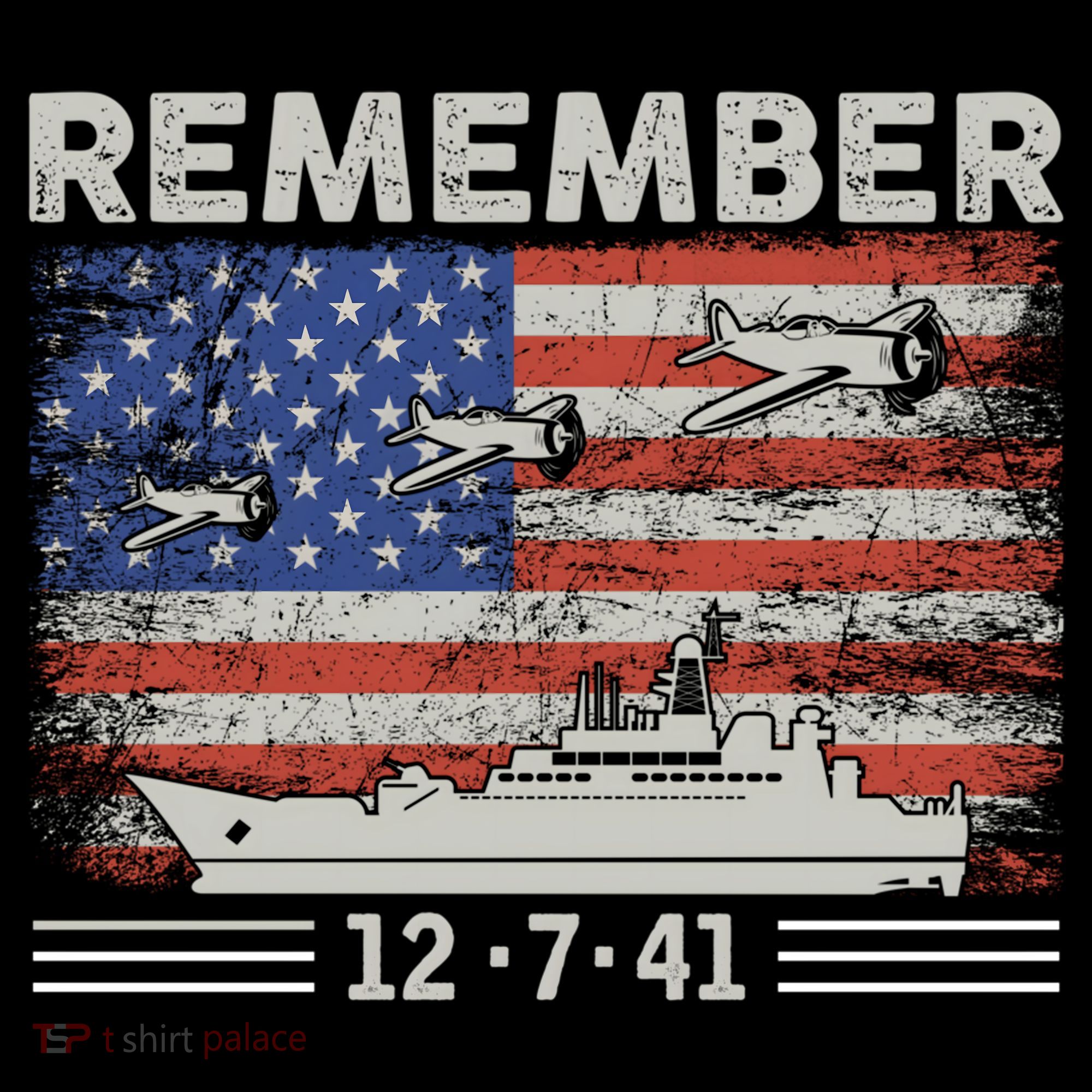 Wwii Remember Pearl Harbor Memorial Day December 7th 1941 Gift Women's Hoodie