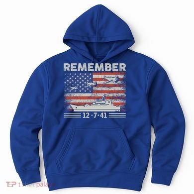 Wwii Remember Pearl Harbor Memorial Day December 7th 1941 Gift Hoodie