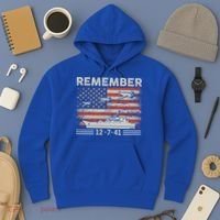 Wwii Remember Pearl Harbor Memorial Day December 7th 1941 Gift Hoodie thumb 3