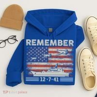 Wwii Remember Pearl Harbor Memorial Day December 7th 1941 Gift Hoodie thumb 4