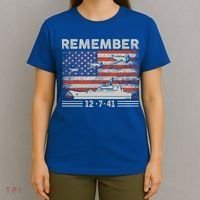 Wwii Remember Pearl Harbor Memorial Day December 7th 1941 Gift T-Shirt thumb 4