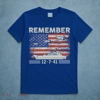 Wwii Remember Pearl Harbor Memorial Day December 7th 1941 Gift T-Shirt thumb 5