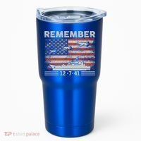 Wwii Remember Pearl Harbor Memorial Day December 7th 1941 Gift Tumbler thumb 0