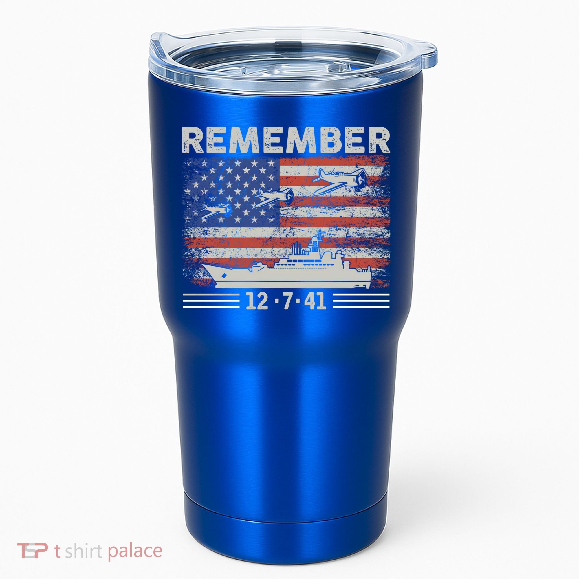 Wwii Remember Pearl Harbor Memorial Day December 7th 1941 Gift Tumbler