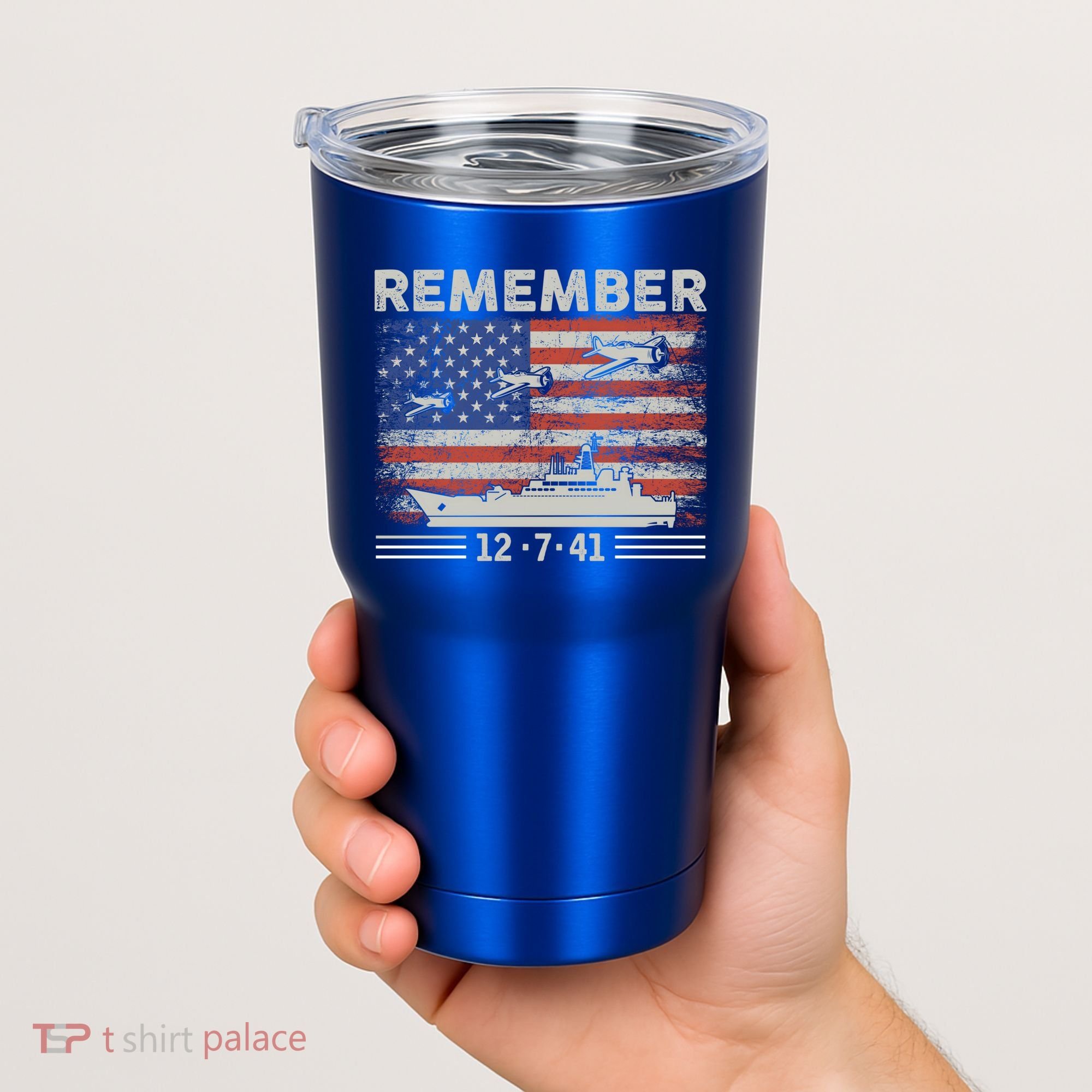 Wwii Remember Pearl Harbor Memorial Day December 7th 1941 Gift Tumbler